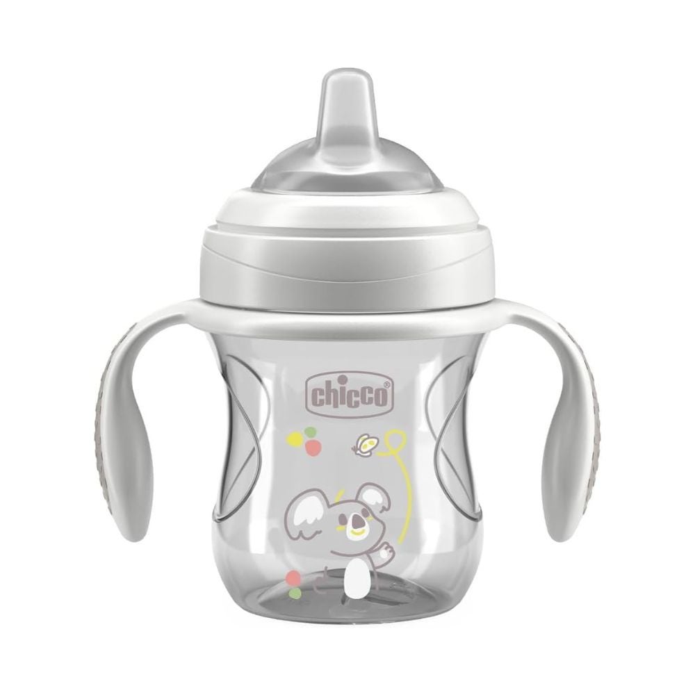 Chicco Transition Cup Tazza Con Beccuccio Super Morbido E Manici Removibili 4m+ Grigio 200ml — confronto prezzi