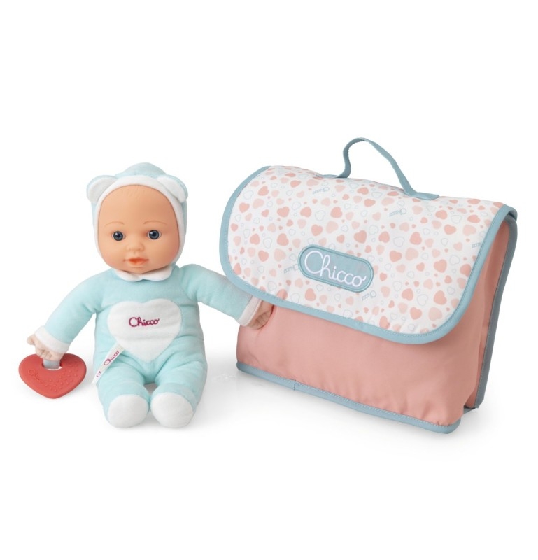 Chicco My First Doll Set Bambola Morbida Con Borsa Cambio Coordinata