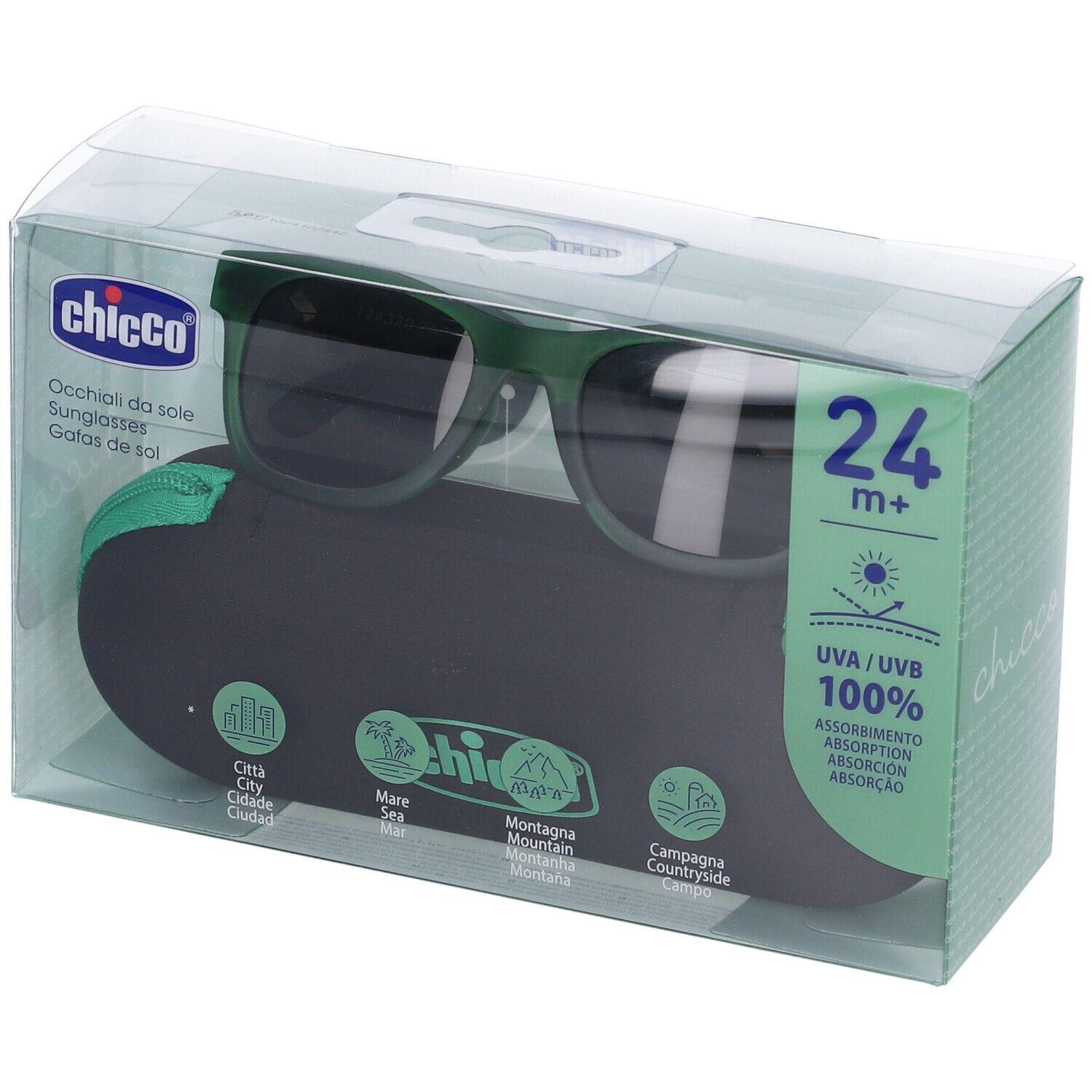 Chicco Occhiali Da Sole Verde 24m+ 1 Pezzo