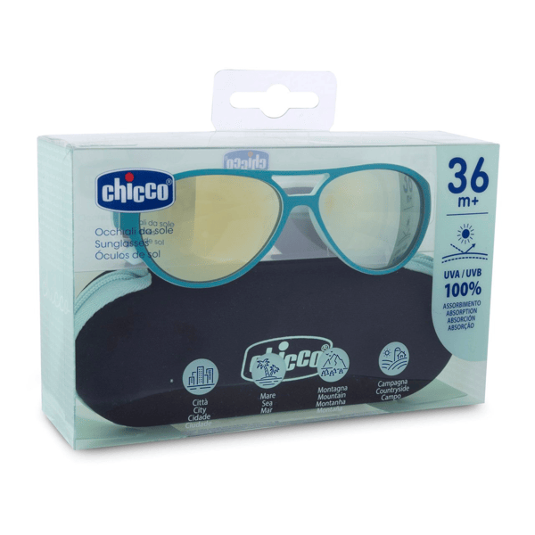 Chicco Occhiale da Sole per Bambini 36 m+ Colore Verde con Lenti Specchiate — confronto prezzi