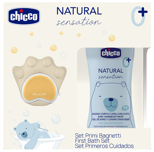 Chicco Natural Sensation Set Primi Bagnetti Con Pupazzo — confronto prezzi