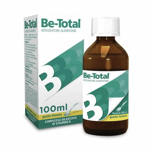 Be-Total Sciroppo Integratore Alimentare Vitamina B Sistema Immunitario Bambini Limone 100 ml
