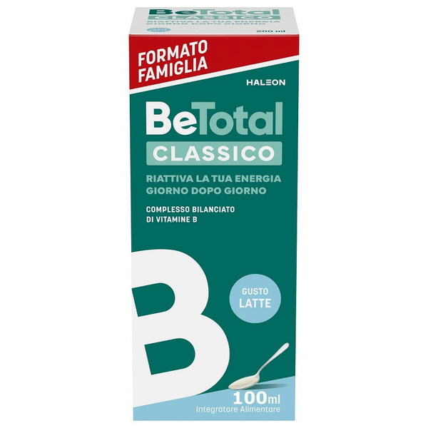 Be-Total Sciroppo Integratore Alimentare Vitamina B Stanchezza Sistema Immunitario 100 ml