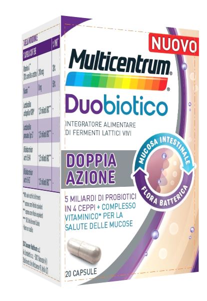 MULTICENTRUM DUOBIOTICO 20CPS — confronto prezzi