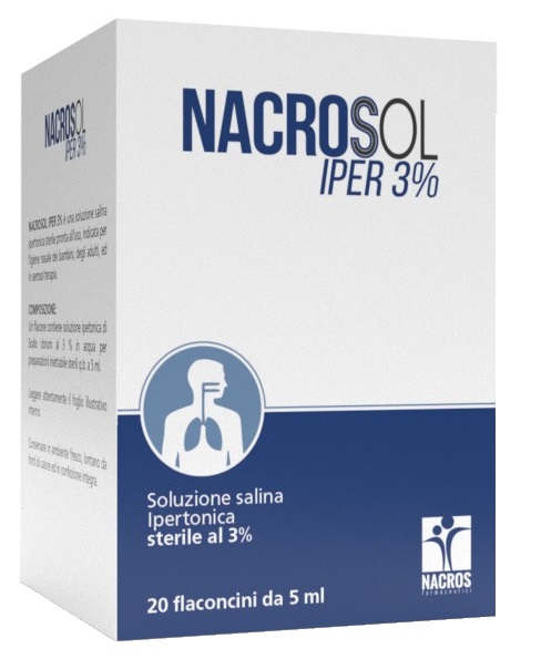 Nacrosol Iper 3% Soluzione Ipertonica Per La Congestione Nasale 20 Flaconcini 5ml