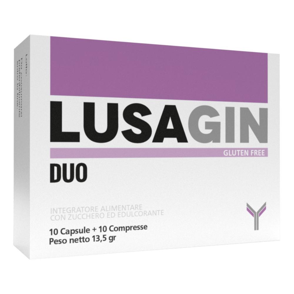 Lusagin Duo Integratore Per Il Benessere Delle Vie Urinarie E Il Supporto Immunitario 10 Capsule + 10 Compresse
