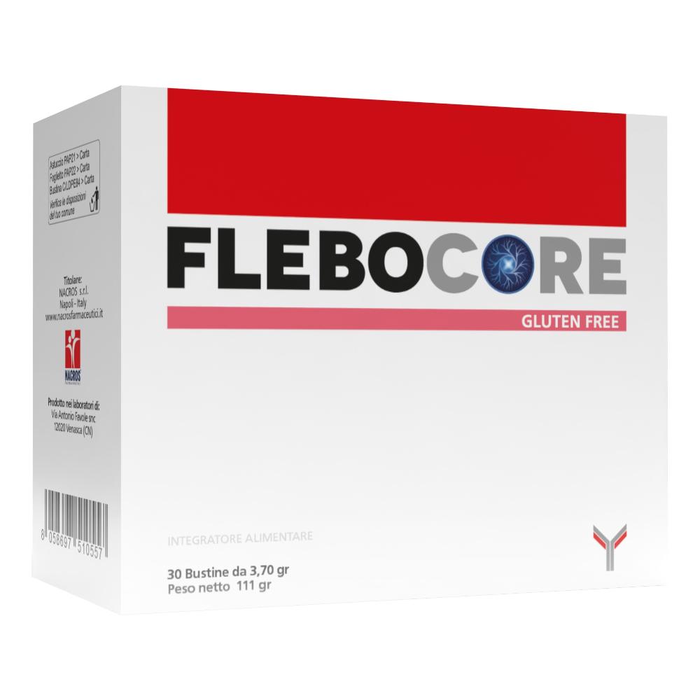 Flebocore 30 bustine 3,70 g senza glutine con edulcoranti — confronto prezzi
