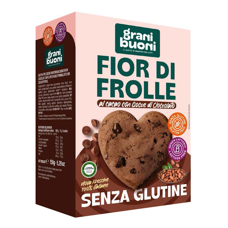 Granibuoni biscotto al cacao con gocce di cioccolato 150 g senza glutine senza lattosio — confronto prezzi