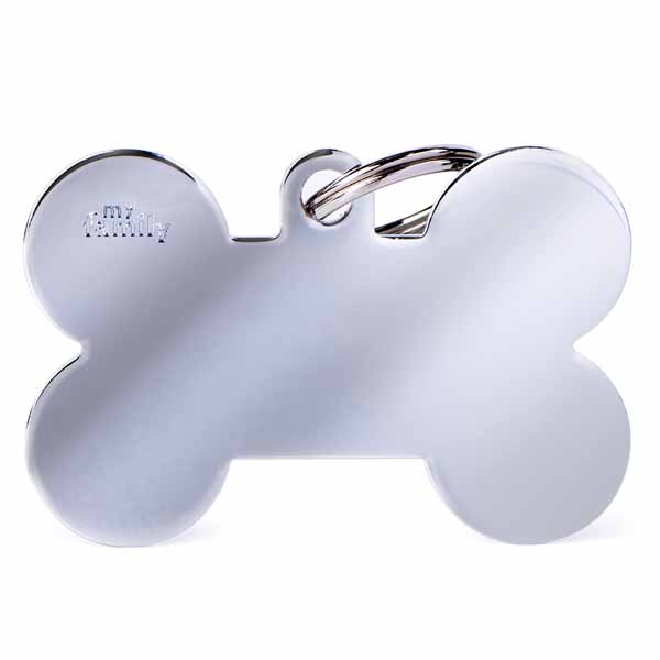 MY FAMILY MEDAGLIETTA OSSO (XL) OTTONE CROMATO (REF. MFXL09) — confronto prezzi