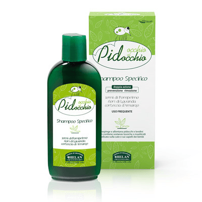 Helan Occhio Al Pidocchio Shampoo Specifico Anti Pidocchi e Lendini 200ml