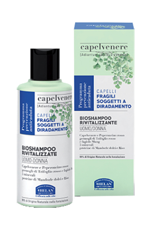 Capelvenere Bioshampoo Rivitalizzante Per Capelli Fragili Soggetti A Diradamento 200ml