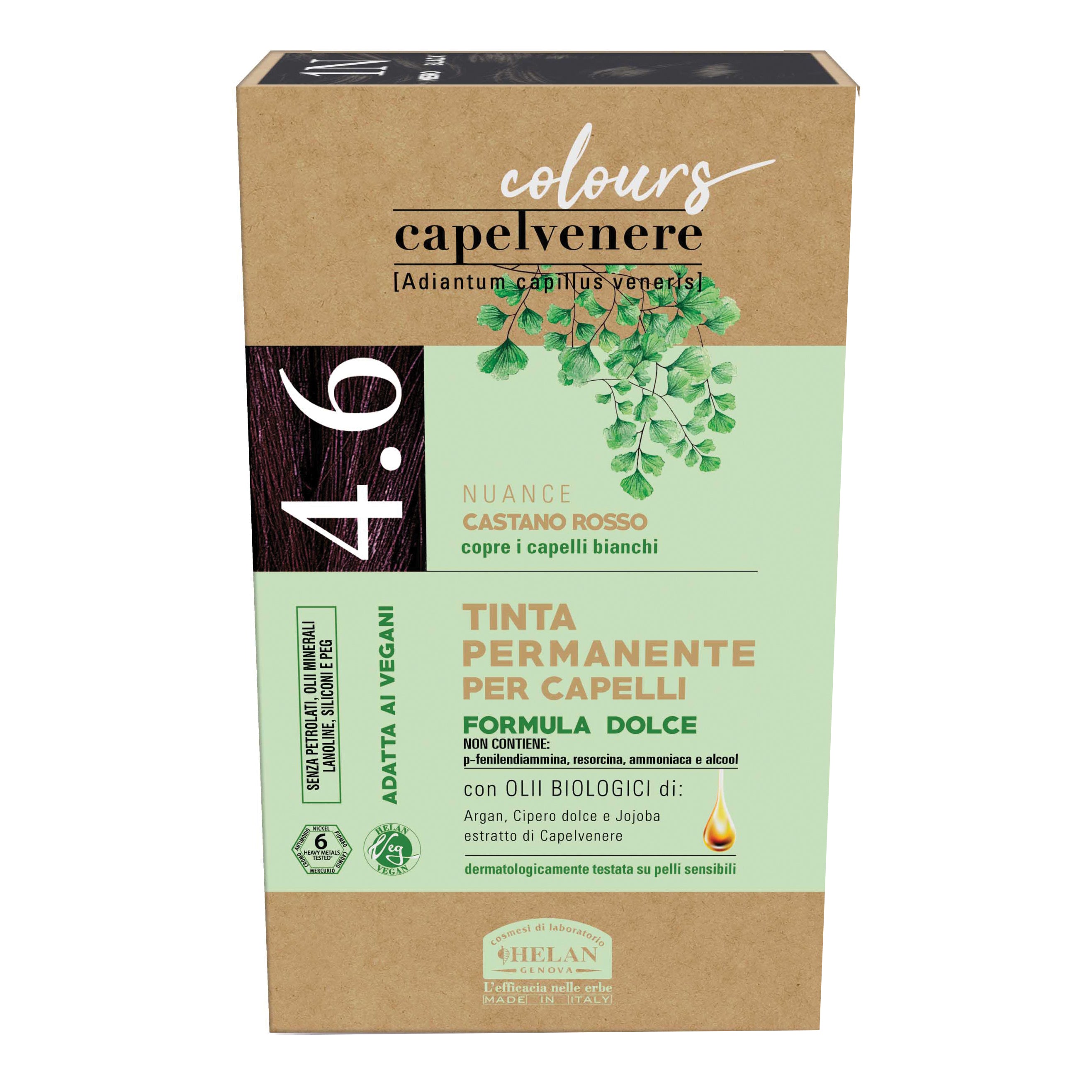 Helan CAPELVENERE COLOURS 4.6 Castano Rosso 125 ml — confronto prezzi