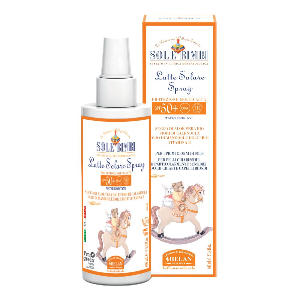Helan Cosmesi Sole Bimbi Latte Solare Spray Spf50+ 100 Ml