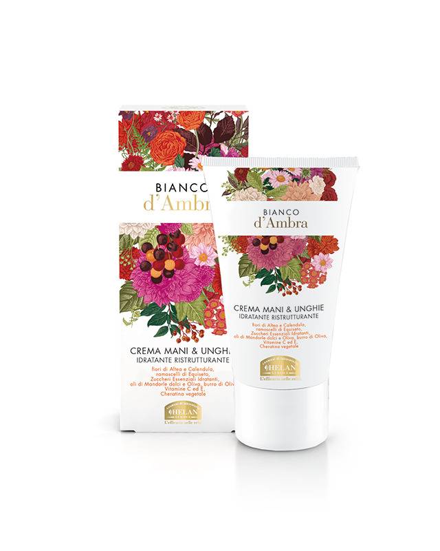 Bianco d'ambra crema mani &amp; unghie idratante ristrutturante 50 ml