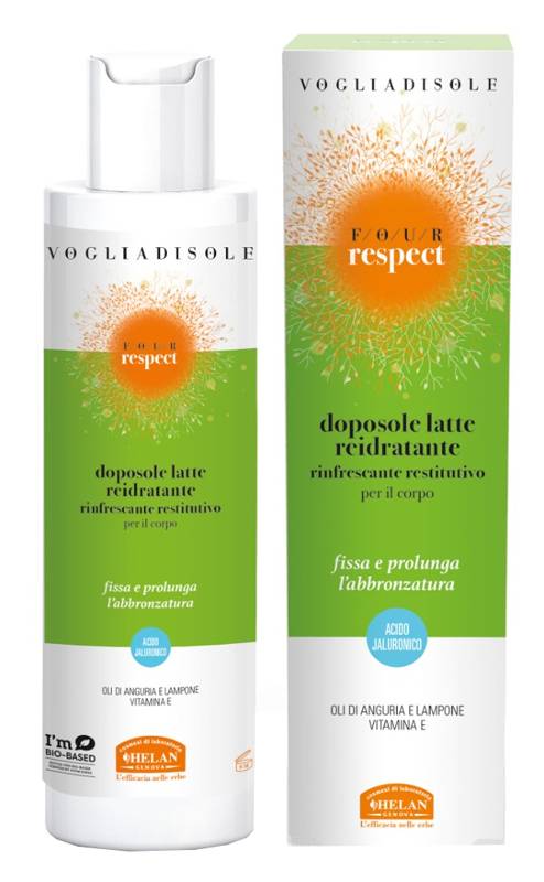 Helan VOGLIADISOLE RESPECT Latte solare doposole Restitutivo Calmante 200 ml Crema