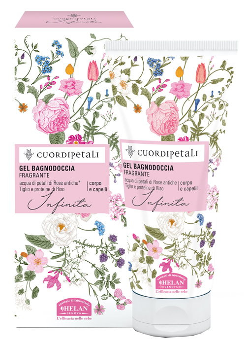 Cuor di petali infinita gel bagno doccia fragrante 200 ml