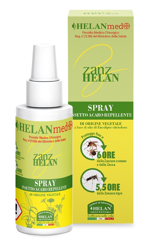 Zanzhelan Insettorepellente Vegetale Spray Ecologico 100 ml
