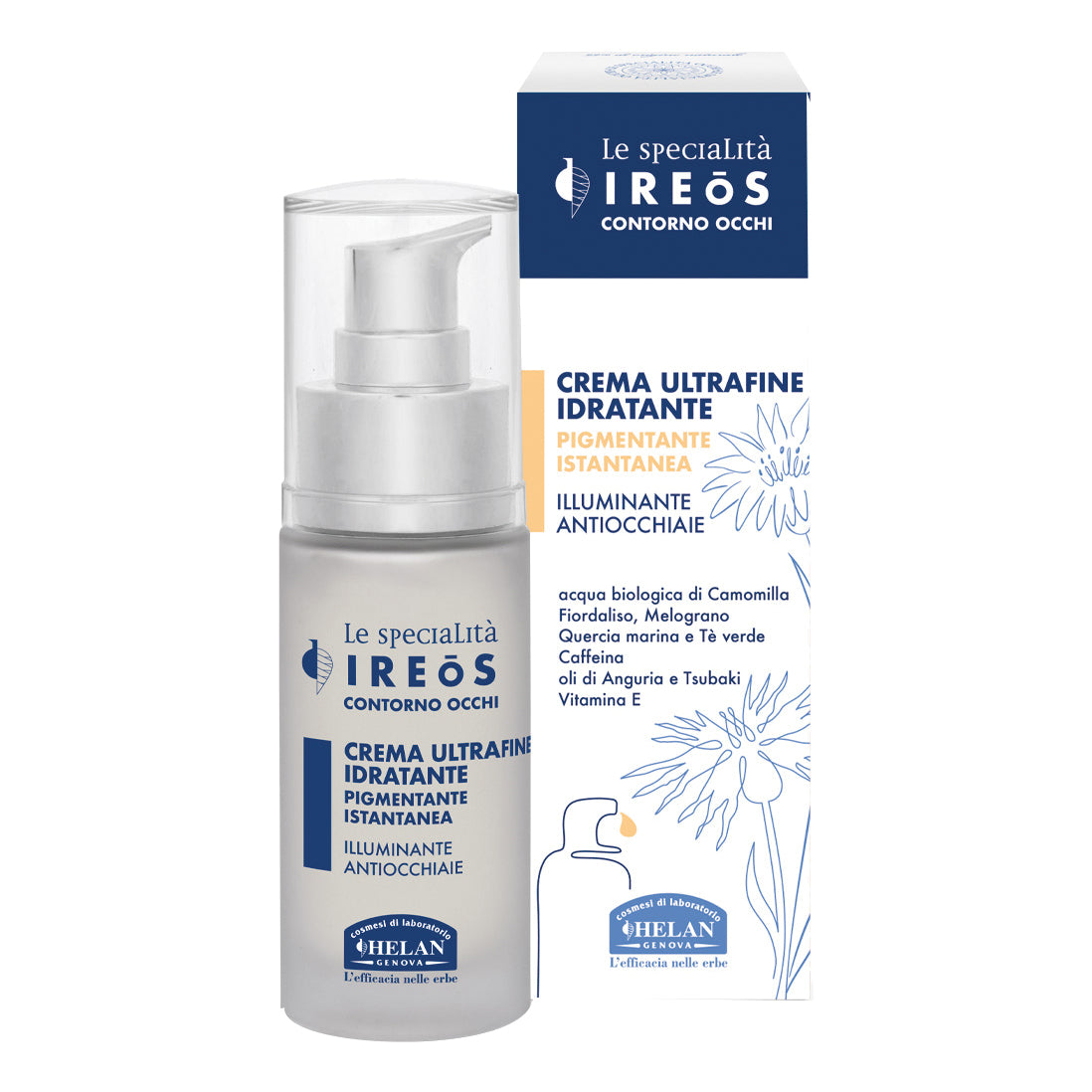 Ireos crema ultrafine idratante pigmentante istantanea 30 ml — confronto prezzi