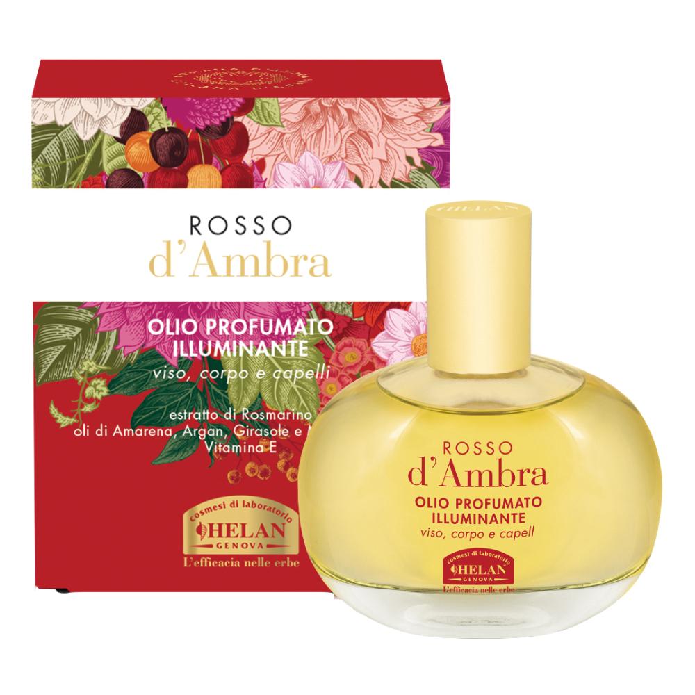 Helan Rosso D’ambra Olio Profumato Illuminante Per Viso Corpo E Capelli 50ml