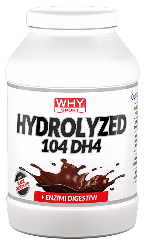 Whysport hydrolyzed 104 dh4 black chocolate 900 g