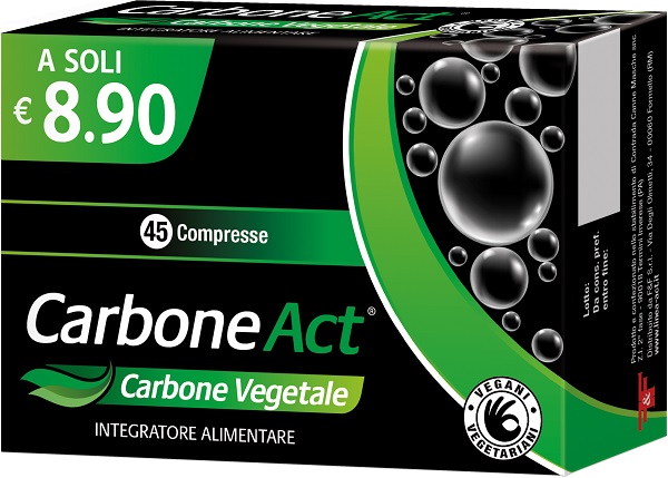 Linea Act Carbone Act Integratore Alimentare, 45 compresse