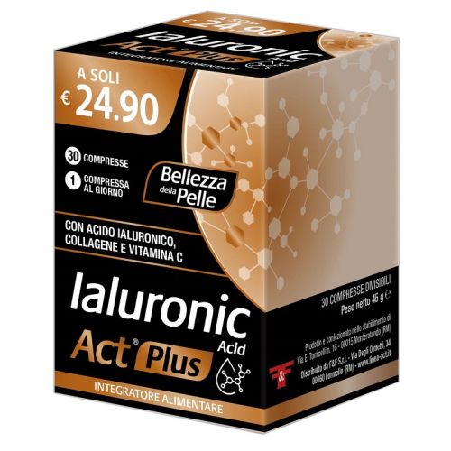 Linea Act Ialuronic Acid Act Plus Integratore Bellezza della Pelle, 30 compresse
