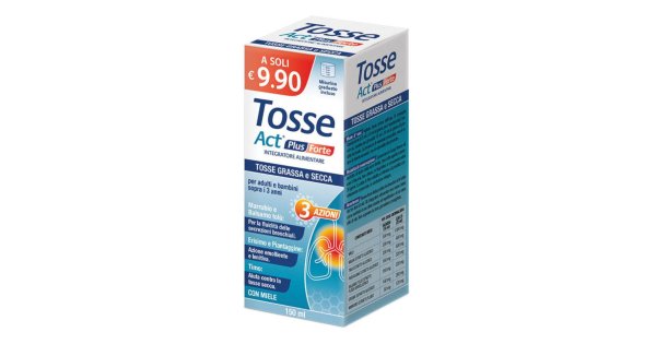 F&F Tosse Act Plus Forte Soluzione Orale Grassa e Secca 150 ml orale