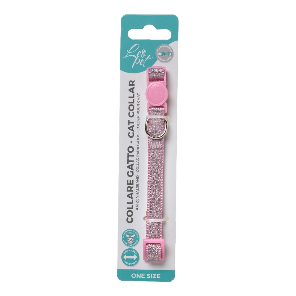 LEOPET COLLARE GATTO RIFLETTENTE GLITTER COLORI ASSORTITI — confronto prezzi