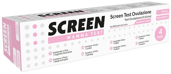 Screen Test Ovulazione 4 Pezzi