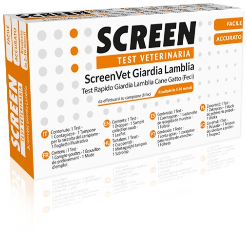 Screenvet Giardia Lamblia 1 Test Veterinaria