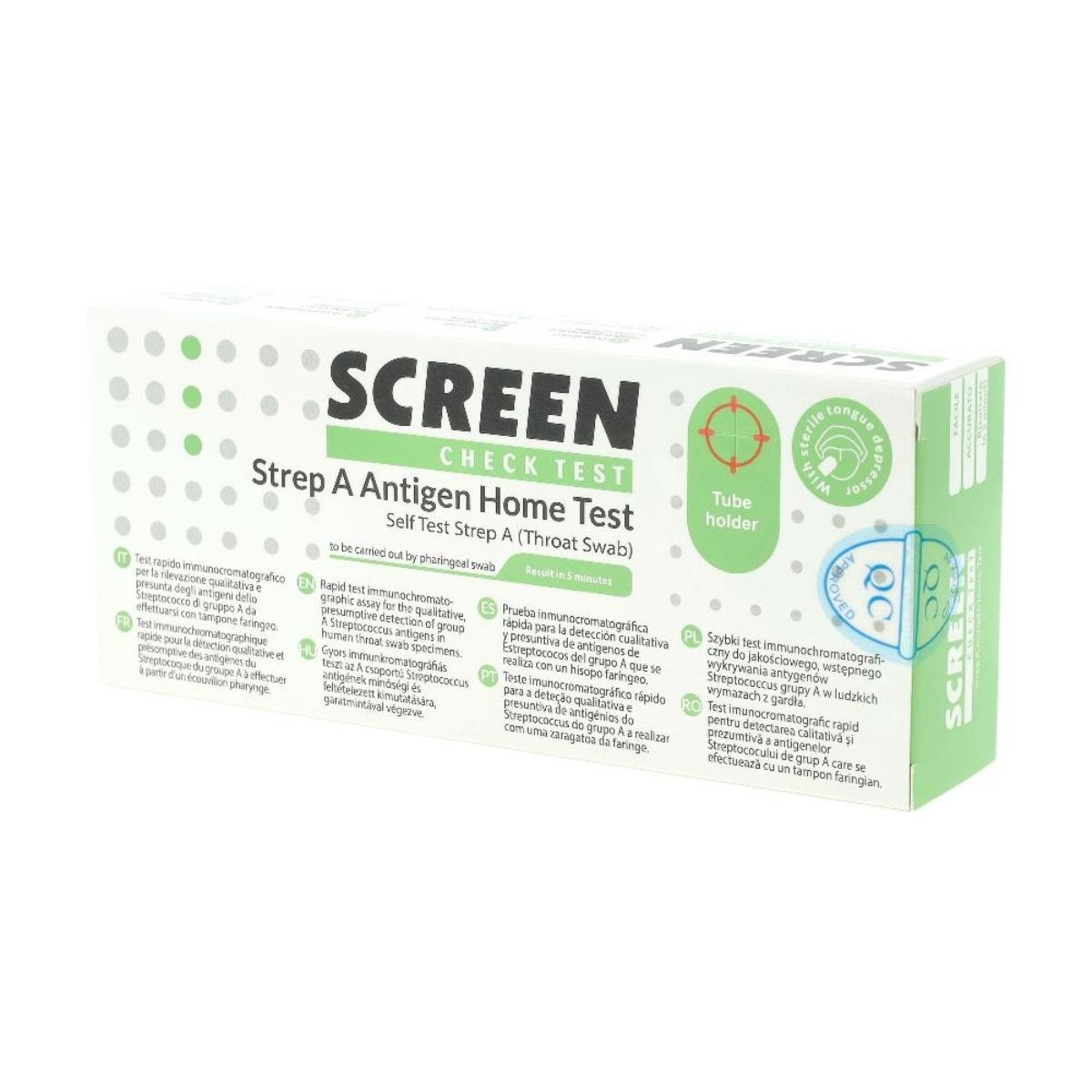 Test one step strep a autodiagnostico determinazione qualitativa antigeni streptococco a da tampone faringeo