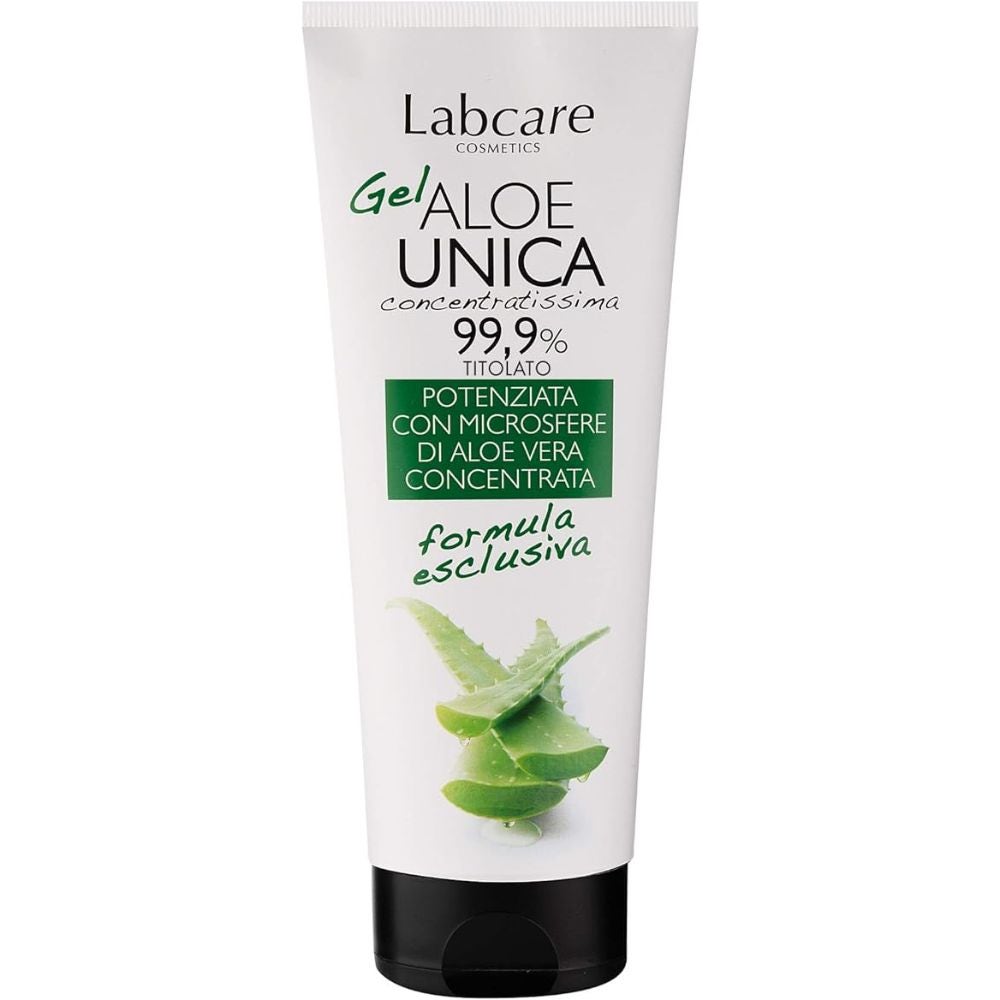 Labcare Gel Aloe Unica Concentratissima 99,9% con Microsfere, 200ml