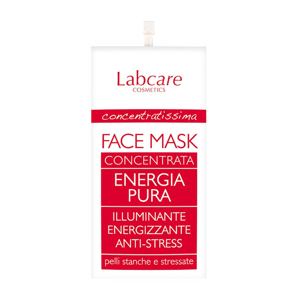 Labcare Face Mask Concentrata Energia Pura per Pelli Stanche e Stressate, 25ml