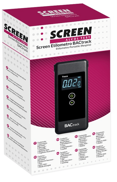 Screen Test Etilometro Portatile Respiro