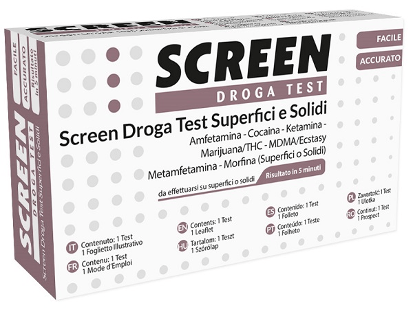 Screen Droga Test Superfici Polveri Test Monouso