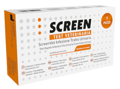 Screen Pharma Screenvet Test Rapido Infezione Tratto Urinario Cane E Gatto