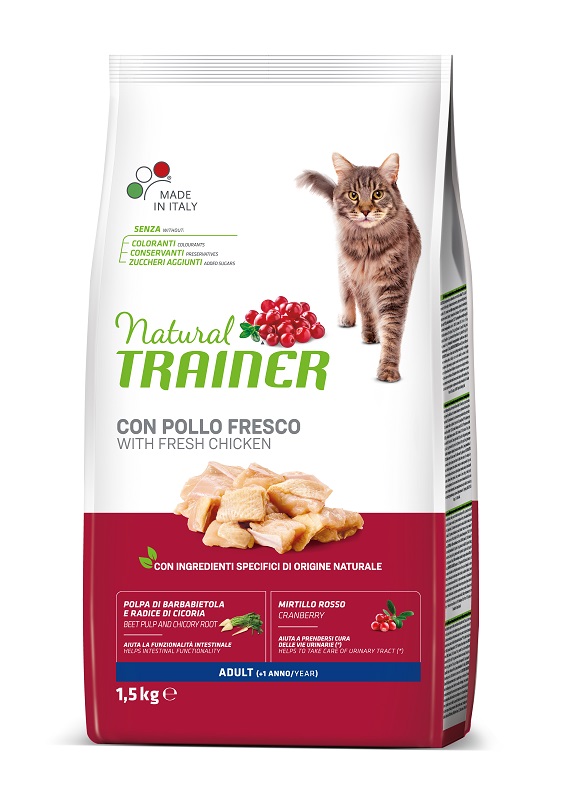 TRAINER NATURAL GATTO ADULT POLLO 1,5KG