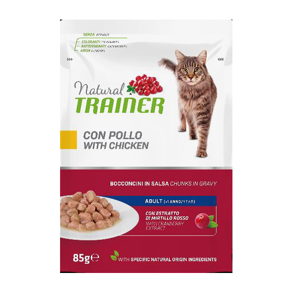 Trainer Gatto Natural Adulto Pollo 85 Gr