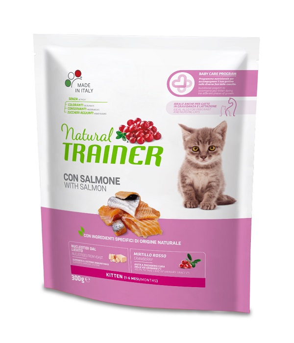 TRAINER NATURAL GATTO KITTEN SALMONE 300GR
