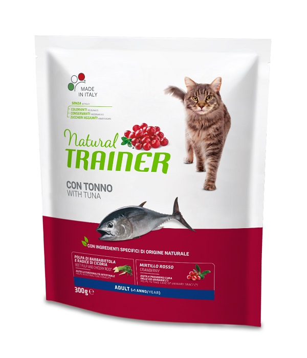 TRAINER NATURAL GATTO ADULT TONNO 300GR