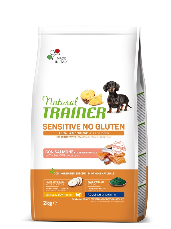 Trainer Cane Natural Sensitive Adulto Mini Salmone 2 Kg