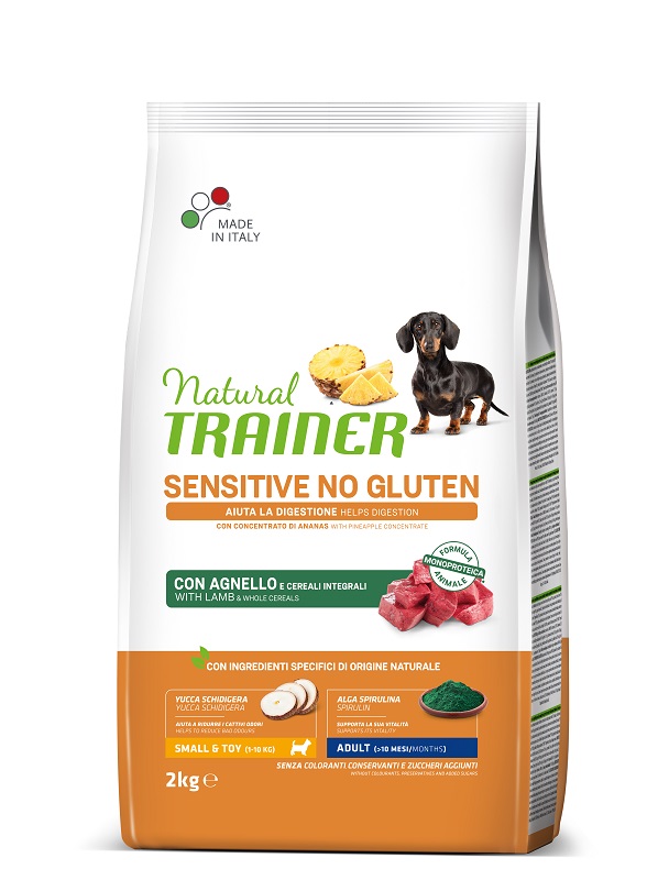 Trainer Cane Natural Sensitive Adulto Mini Agnello 2 Kg