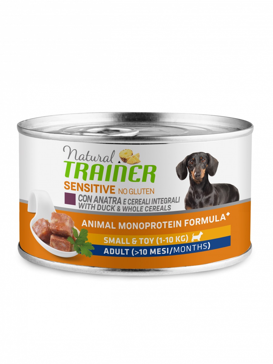 Trainer Cane Natural Sensitive Adulto Mini Anatra &amp; Cereali 150 Gr