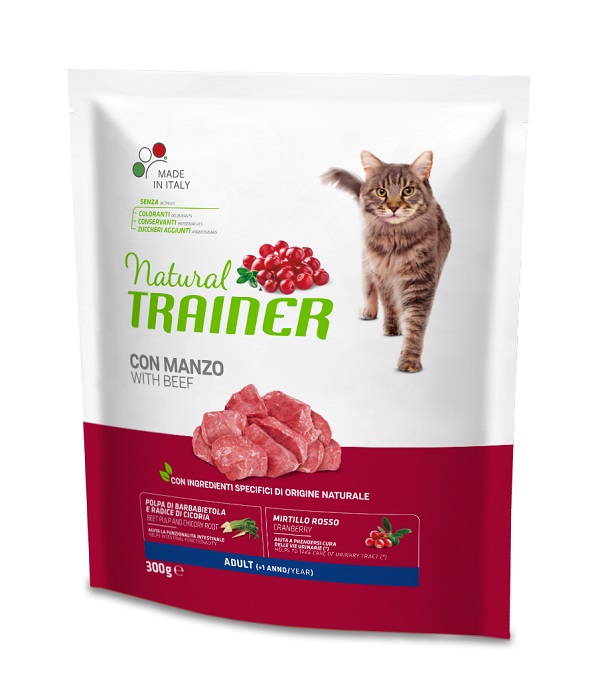 Trainer Gatto Natural Adulto Manzo 300 Gr