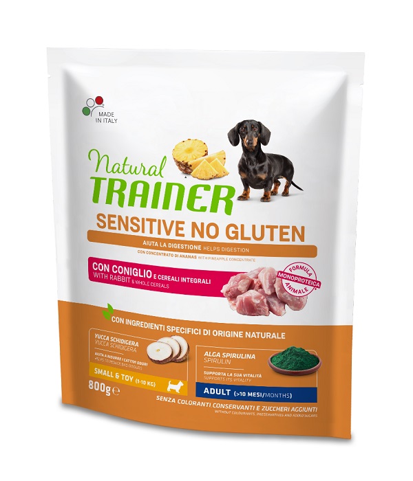 Trainer Cane Natural Sensitive Adulto Mini Coniglio 800 Gr