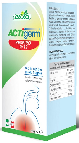 Actigerm Respiro 0/12 Integratore Per Le Vie Aeree Soluzione Orale 200ml — confronto prezzi