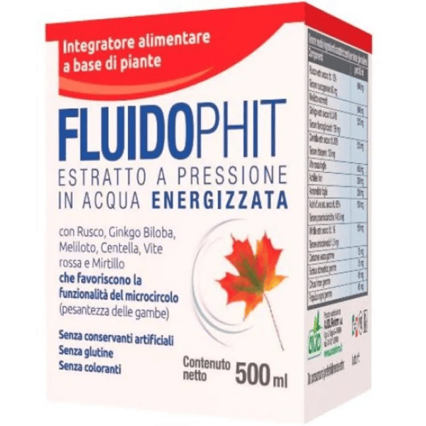 Fluidophit Integratore Microcircolo Pesantezza Gambe 500ml
