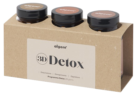 Algem natura 3d detox pack composto da 3 prodotti : algem supreme zenzero 50 compresse + algem supreme lipos 40 capsule + algem supreme hepur 40 capsule