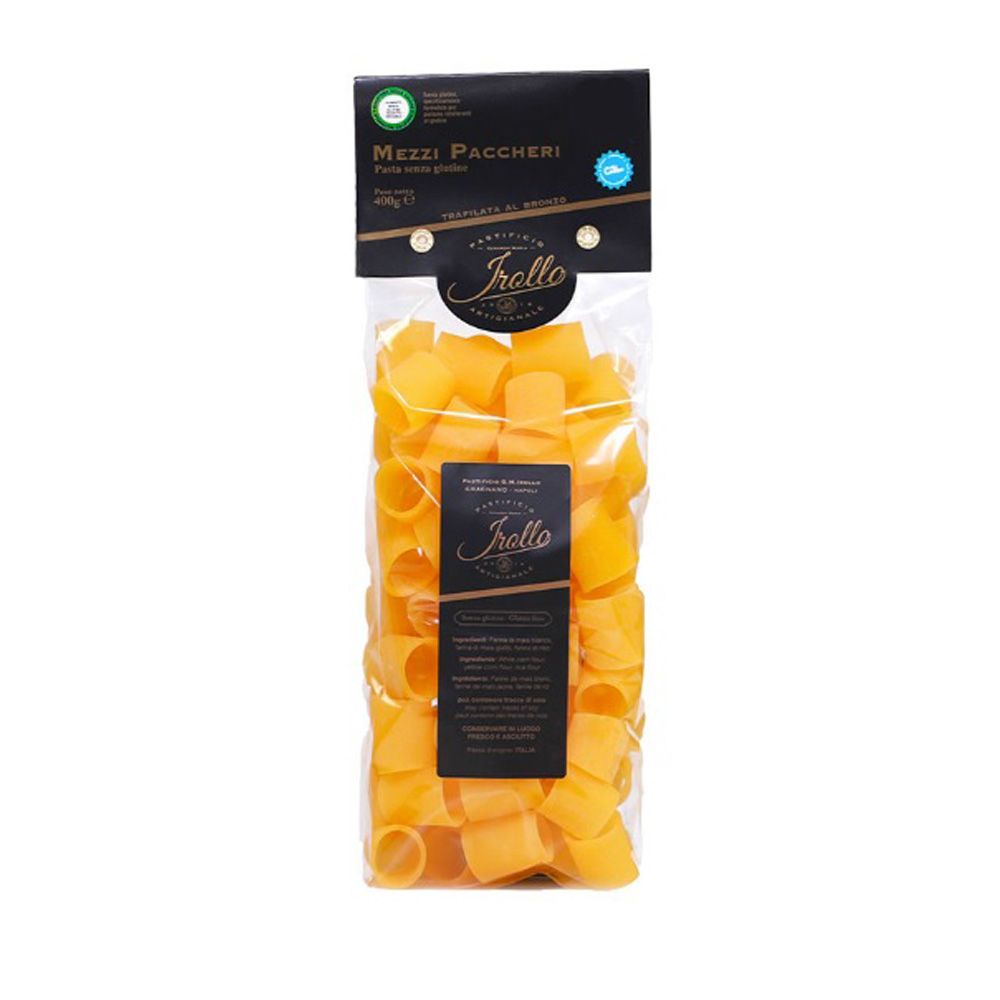 Mezzi Paccheri Senza Glutine 400g - Pastificio Irollo 400 g