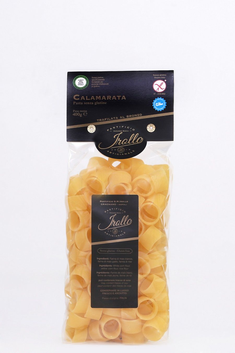 Calamarata Senza Glutine - Pastificio Irollo 400 g